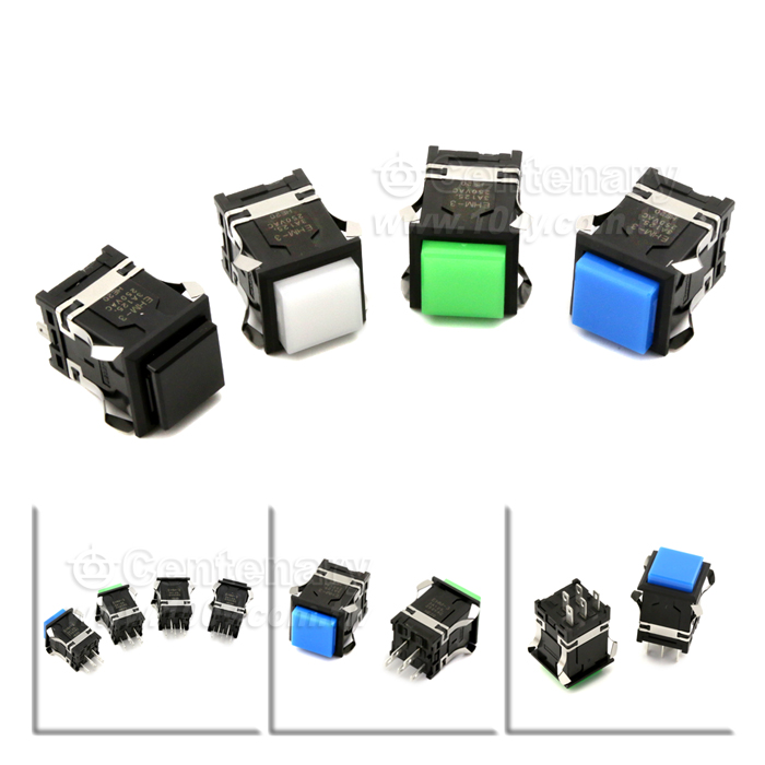 回復型開關/正方形/綠色開關 SPDT - 102604 產品圖片