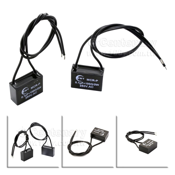 RC阻容吸收器 0.1uF100R AC250V浪湧抑制火花消除器
