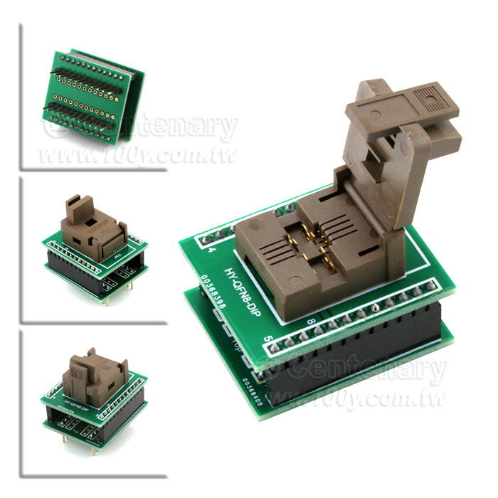 DFN-8 Gold-Plated Test Socket - 138549 Product Image