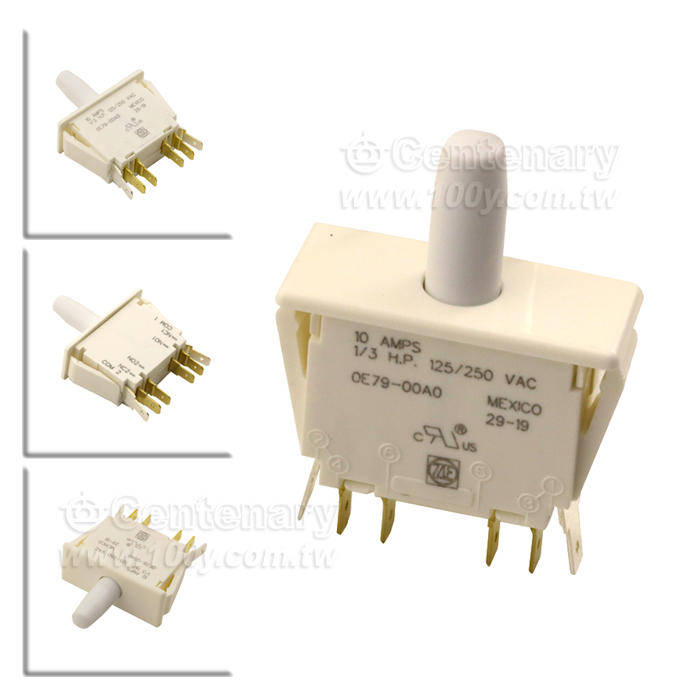 按鈕開關 DPDT  - 74845 產品圖片