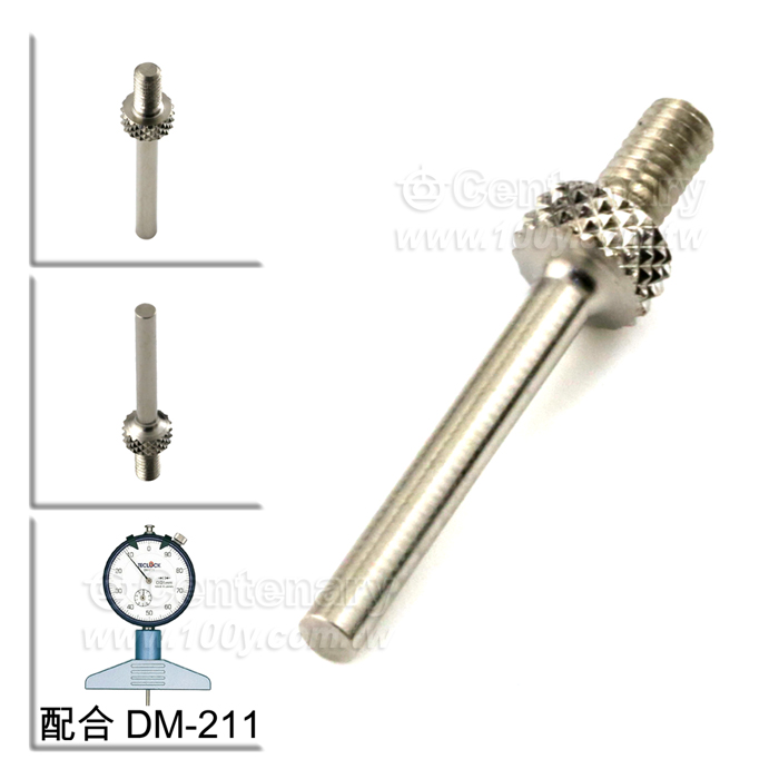 量錶用圓棒型測頭 2*17.3mm  - 74213 產品圖片
