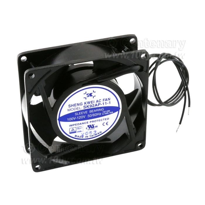 風扇 100-120V (Sleeve出線)92*92*26.5mm - 139666 產品圖片