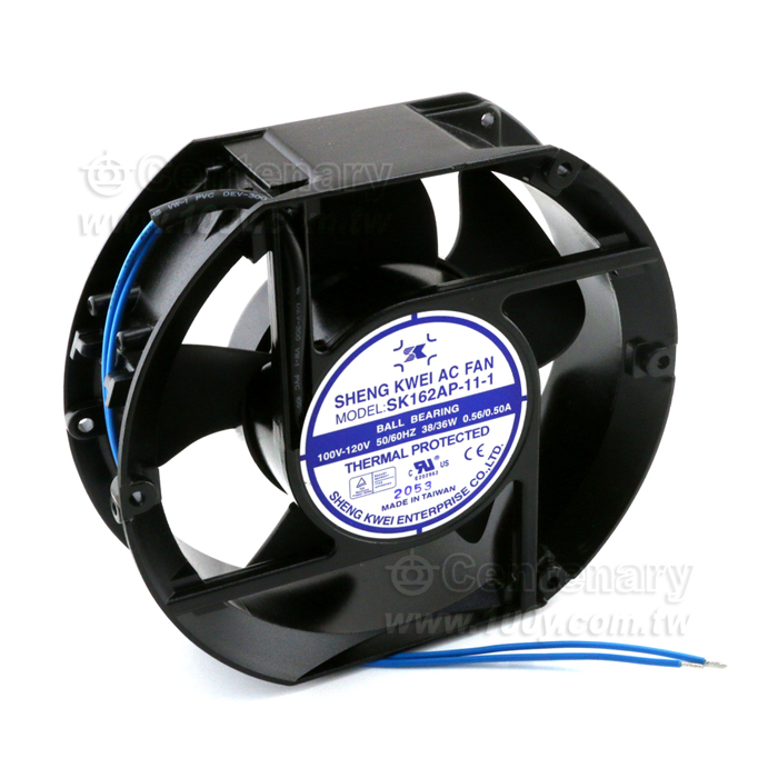 溫控式風扇 100-120V (滾珠培林出線) 172*150*51mm - 139621 產品圖片
