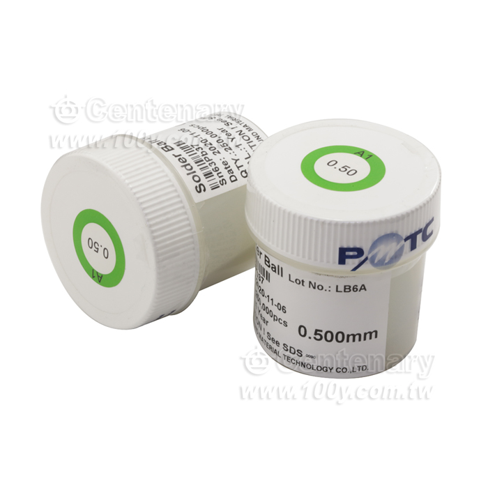 大瑞PMTC 錫球 (250,000/瓶) 0.5mm - 134446 產品圖片