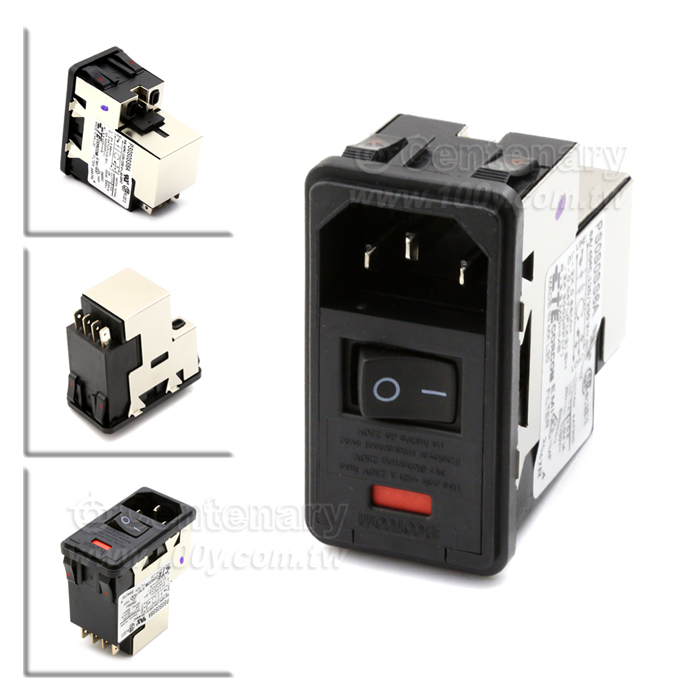 AC電源輸入模塊 6A/250VAC - 74437 產品圖片