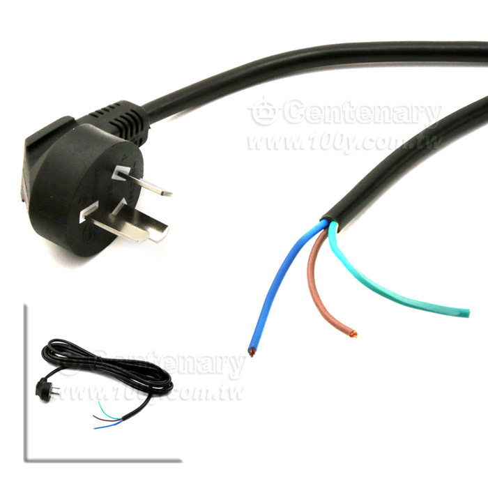3-Cnductor Power Cord 18AWG(0.75mm2) - 141396 Product Image