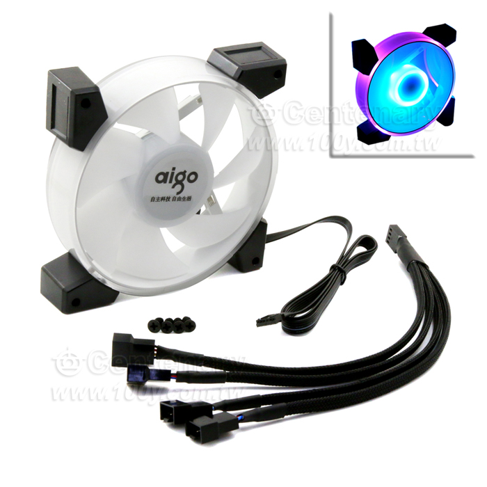 電腦主機風扇暮光RGB幻彩12V風扇 - 141063 產品圖片
