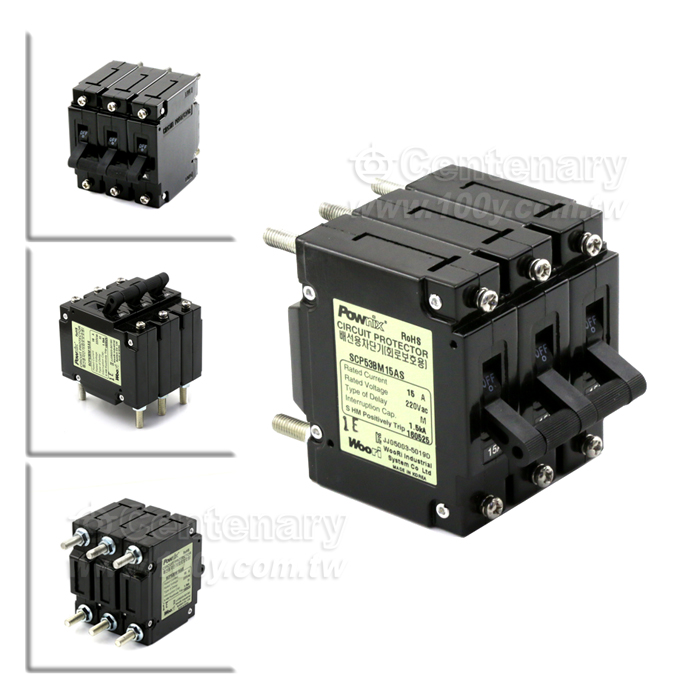 無熔絲開關 3P/3A AC 中速跳脫 - 74717 產品圖片