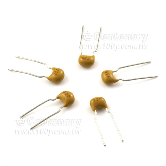 3.3uF/63V 10% X7R 立式 獨石電容 - 140268 產品圖片