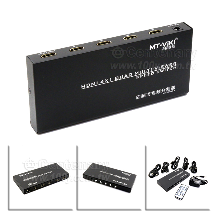 DNF分屏器HDMI介面4進1出分割器 - 141350 產品圖片