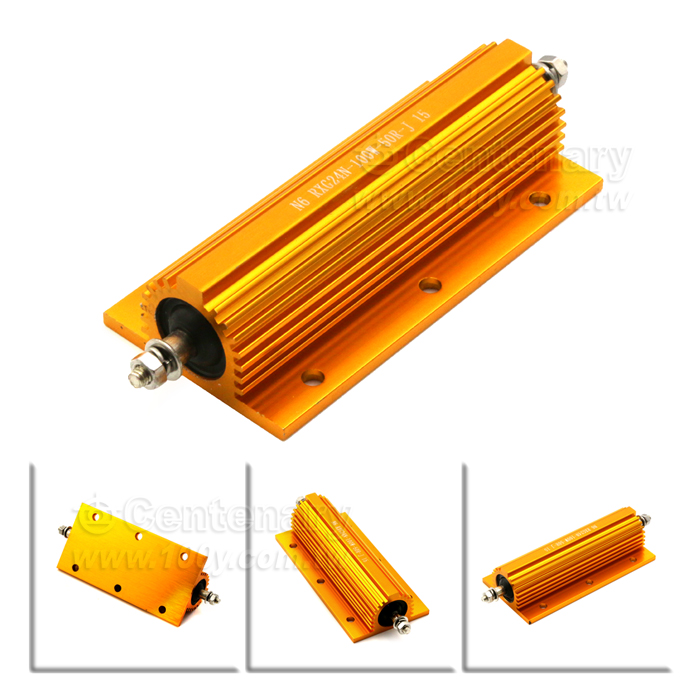 100W 無感黃金鋁電阻 50ohm ±5% - 114126 產品圖片