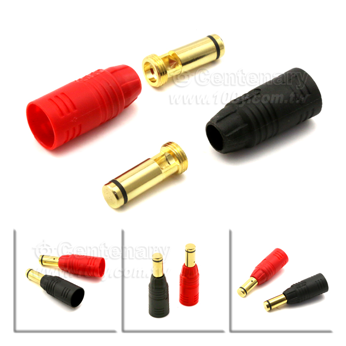 AMASS 7MM gold plated rubber plug - 142210 Product Image