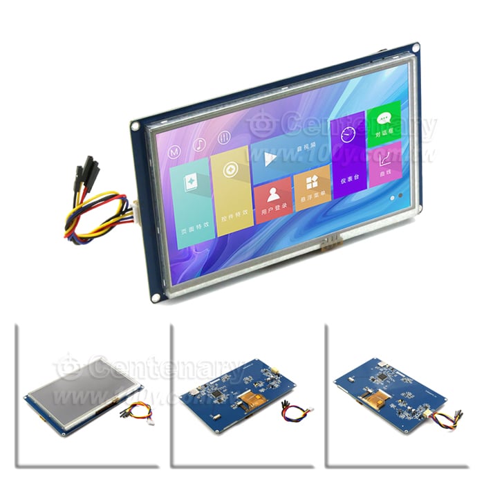 7寸 TFT LCD  串口屏RS232/TTL - 142597 產品圖片