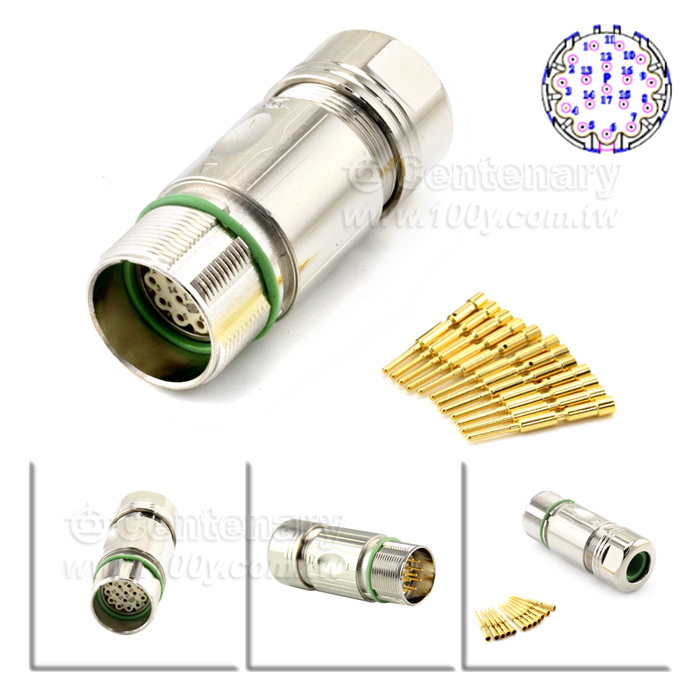 Aviation plug M23 - 139991 Product Image
