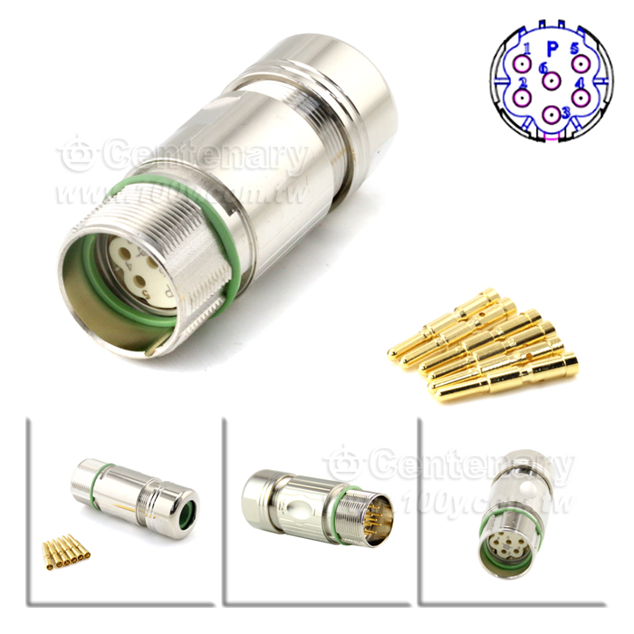 Aviation plug M23 - 139989 Product Image
