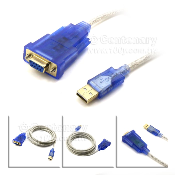USB轉RS232com串口線9孔（母頭） 工業級 - 142639 產品圖片