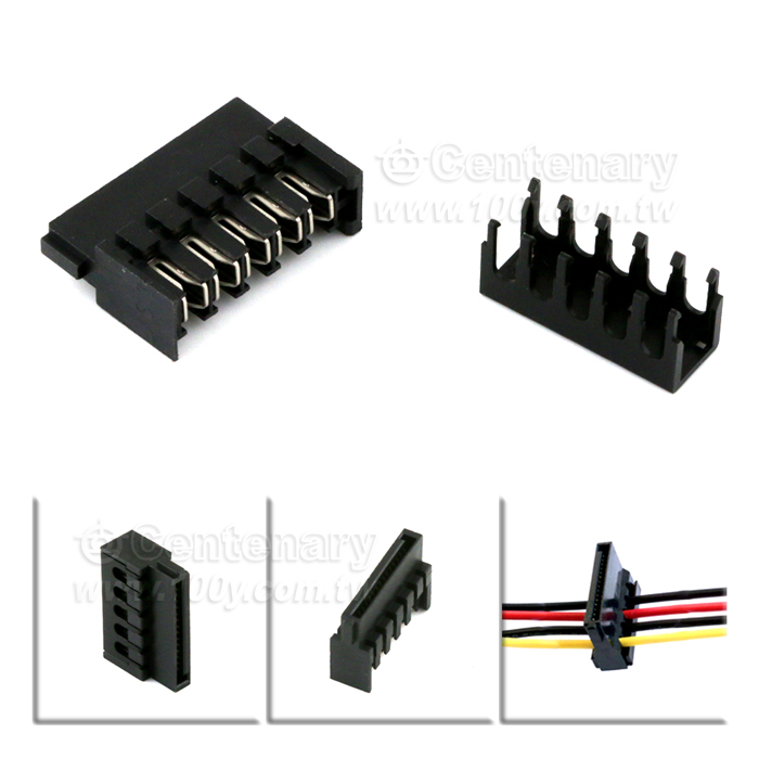 SATA串口公頭刺破 替代手工焊接 180° - 143186 產品圖片