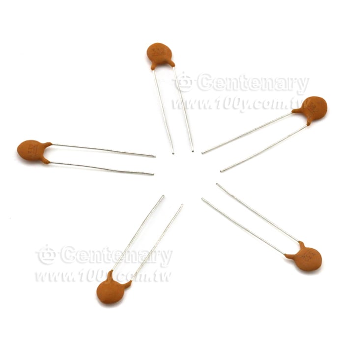300pF Radial Ceramic Disc Capacitor