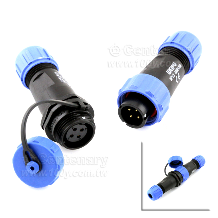 電纜插頭+電纜對接插座 4P - 90603 產品圖片