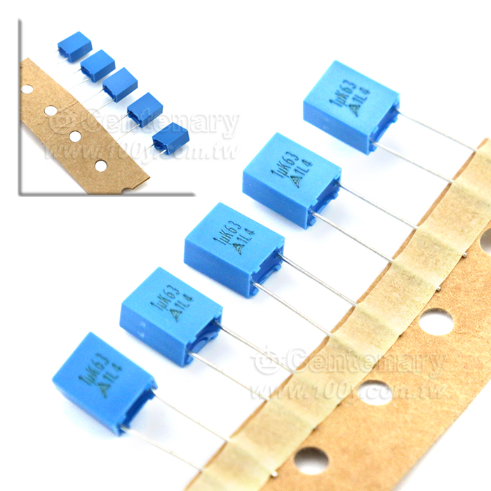 EPCOS_1uF/63Vdc Metallized Polyester Film Capacitor - 143647 Product Image