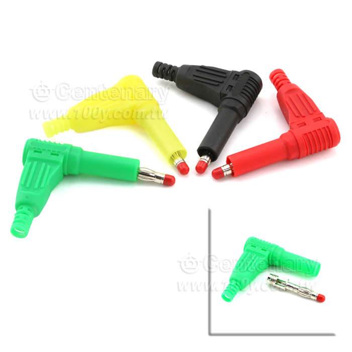 4mm right Angle banana plug 1000Vac/Max.32A - 143664 Product Image