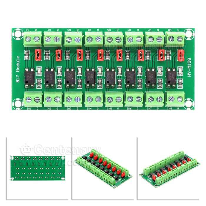 8路光耦817-電壓隔離模塊 - 144049 產品圖片