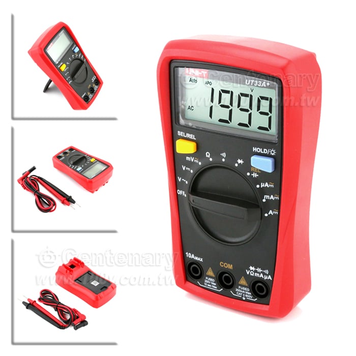 UNIT數字萬用表  自動量程 電容測量 200Mohm