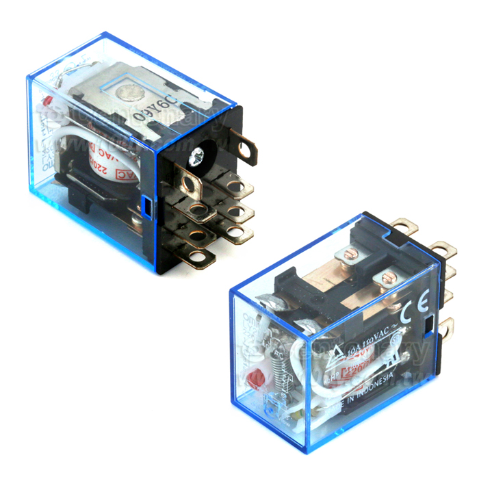 POWER  Miniature Solder Relay+LED indicator - 39498 Product Image