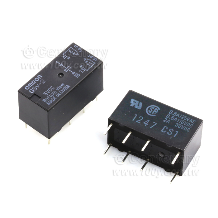 低訊號繼電器 -  DPDT 5VDC 500mW - 49672 產品圖片