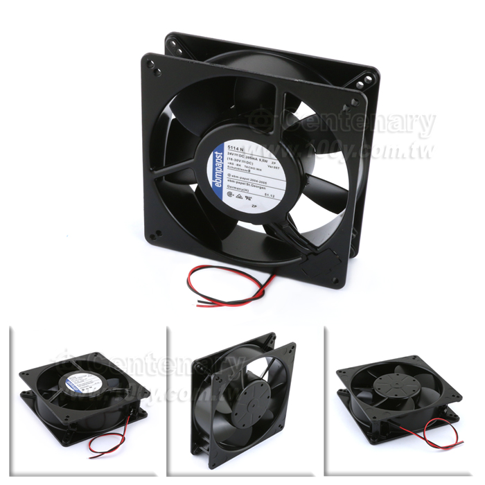 EBM-PAPST_DC24V 帶線風扇 135*135*38mm - 142360 產品圖片