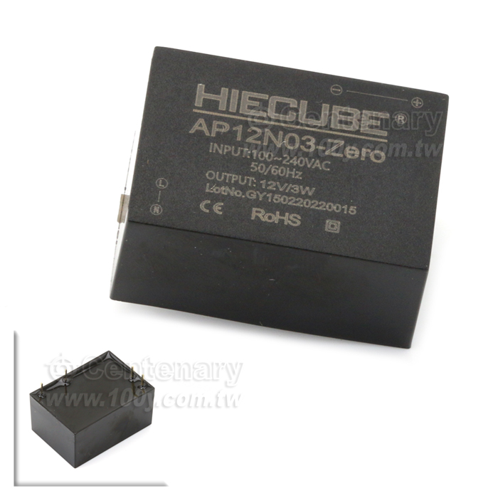 AC85-265Vin    DC12Vout   3W - 145243 產品圖片
