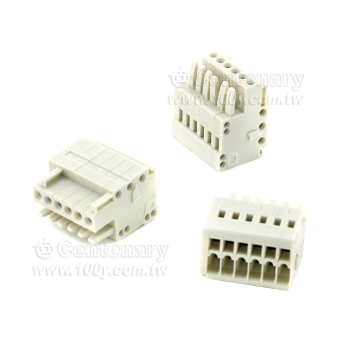 6P 母接頭 P:2.5mm  0.5mm2/150V/4A - 103196 產品圖片