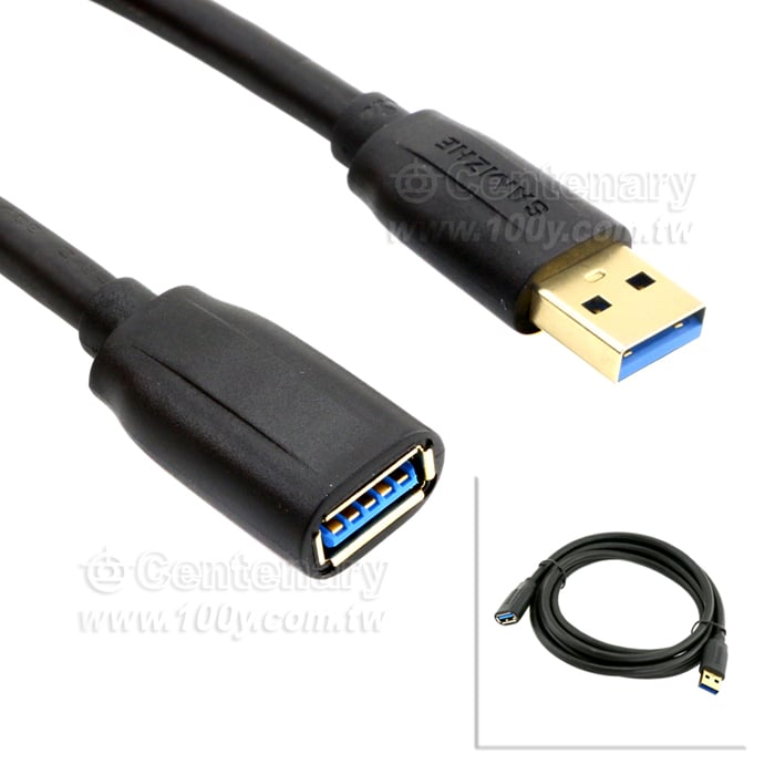 山澤牌子usb3.0延長線公對母加長線U盤網卡滑鼠硬碟USB資料延長線 2M - 145337 產品圖片