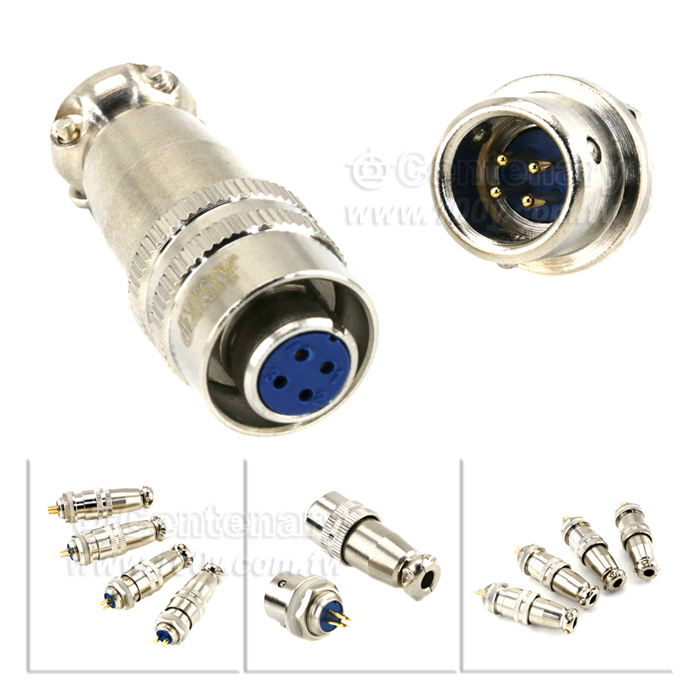 推拉式4P金屬連接器 - 29213 產品圖片
