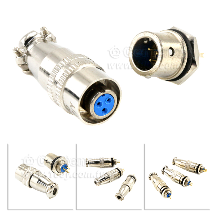 Push-pull Nickle Plated Industial Circular Connector