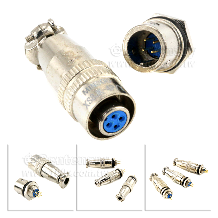 Push-pull Nickle Plated Industial Circular Connector - 16488 Product Image