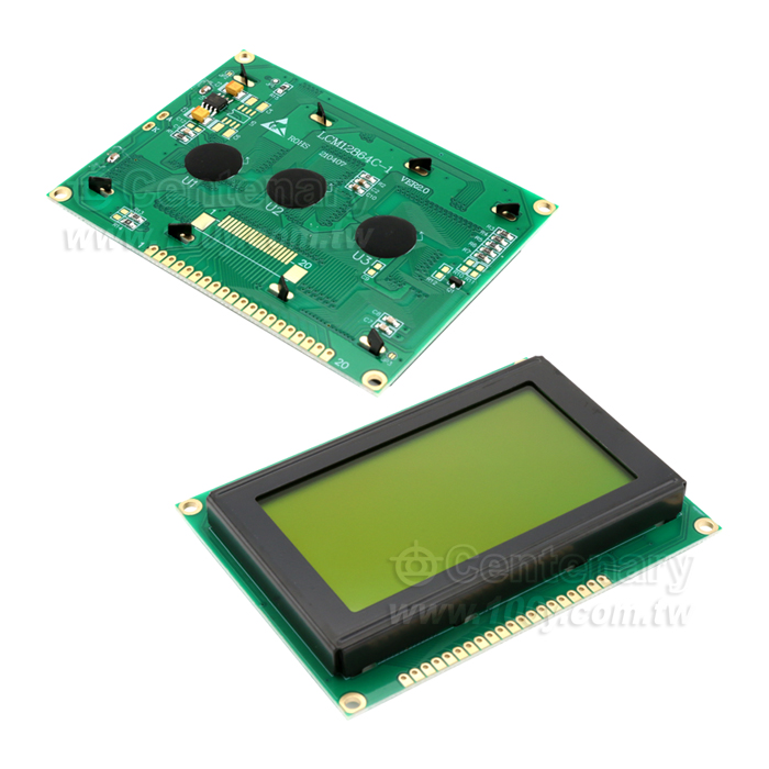 LCD 5V (黃綠底黑字) ROHS - 145686 產品圖片