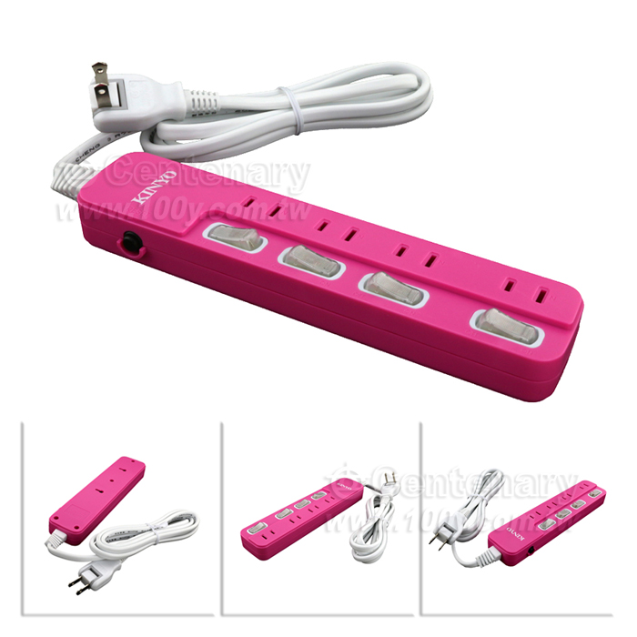 4 Cut 4 Seat 2P Safety Extension Cord Set - 146361 Product Image