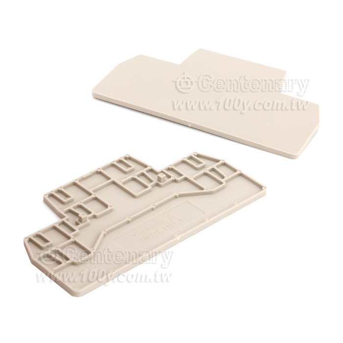 End plate, rail type - 146659 Product Image
