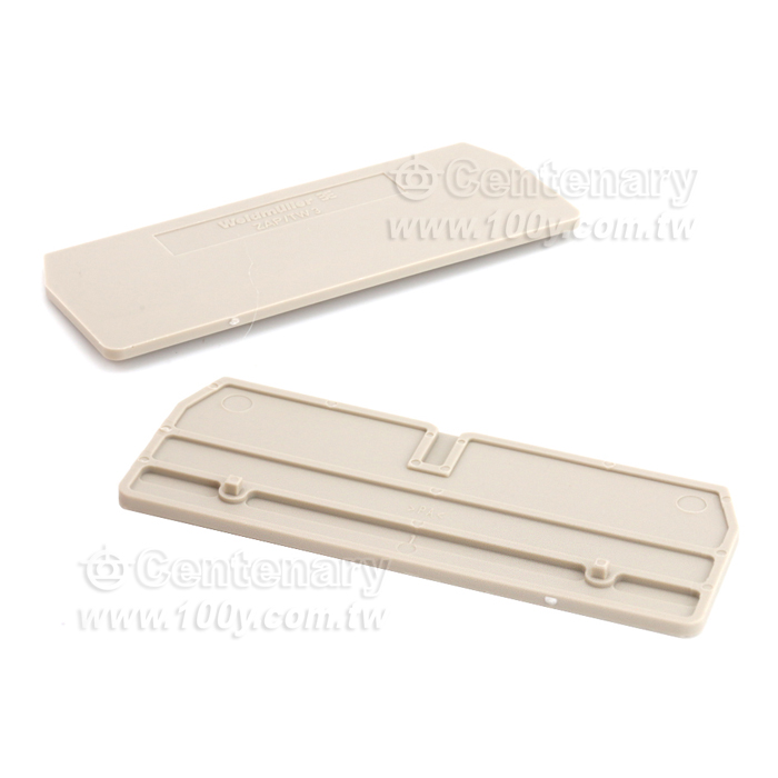 End plate, rail type - 146661 Product Image