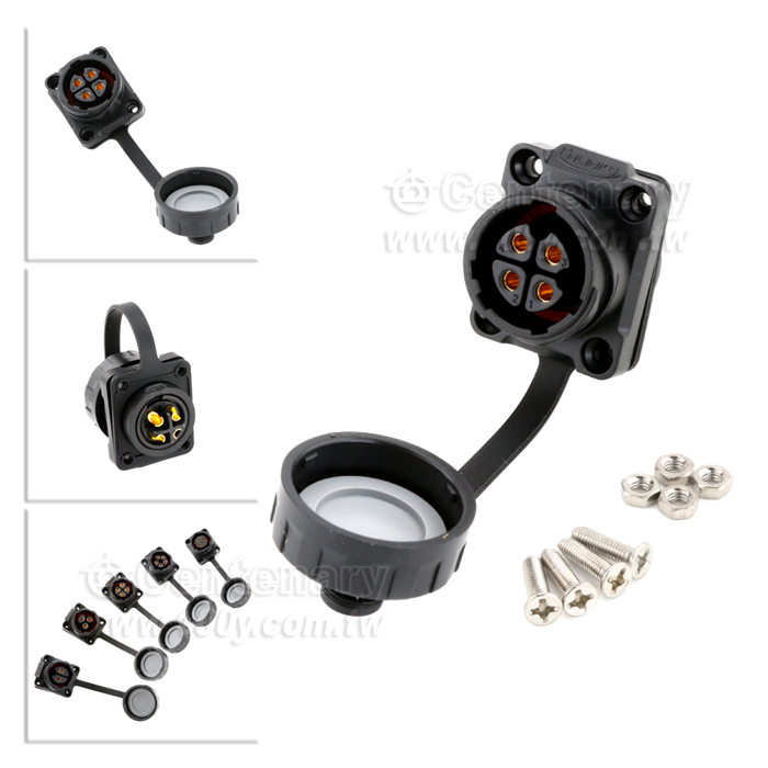 Cnlinko  YM20 model 4 core female socket - 147010 Product Image