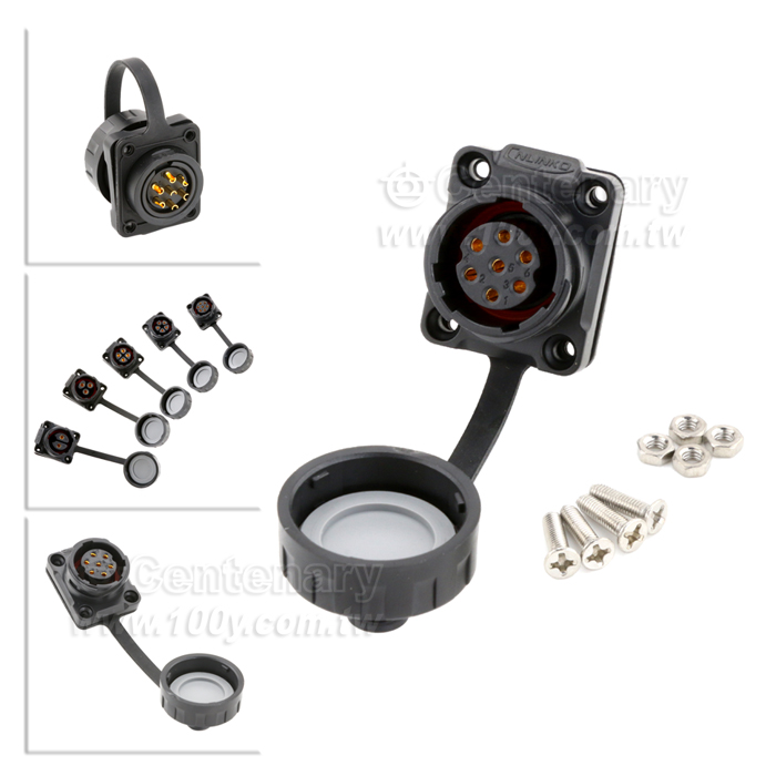 Cnlinko  YM20 model 7 core female socket - 147013 Product Image