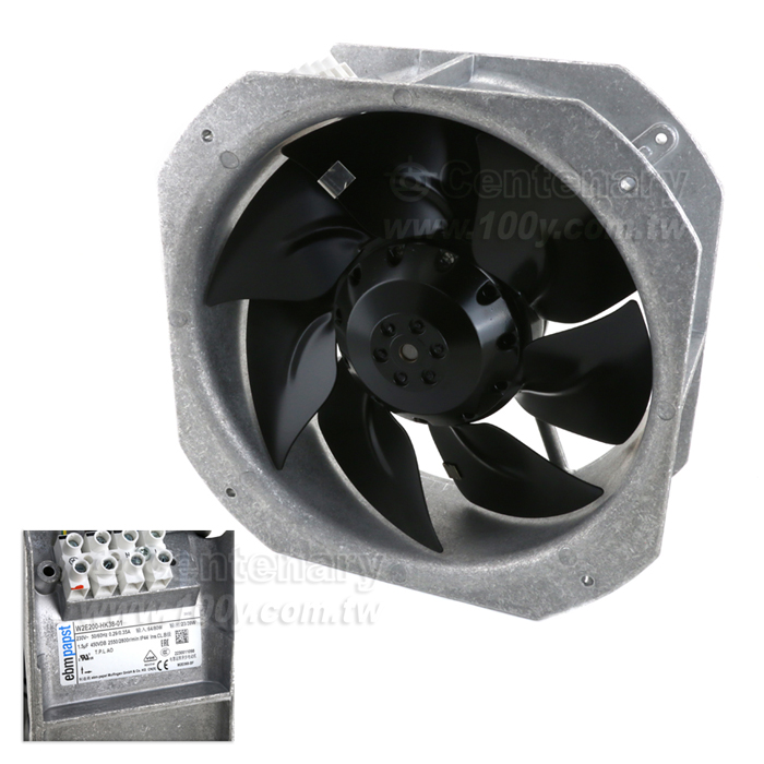 ebm-papst_交流風扇 225x80mm, 2800RPM,  80W - 147542 產品圖片
