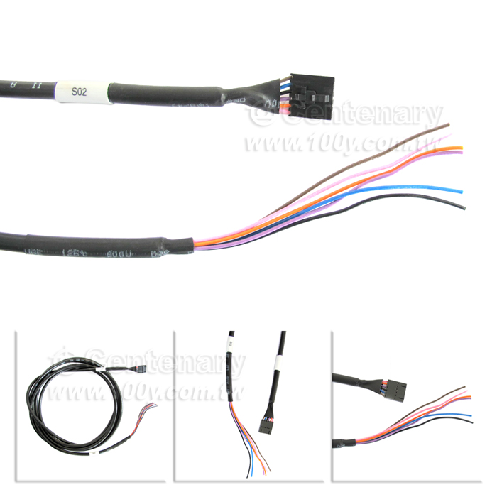 S01-UL2464-22AWG-6C-225cm