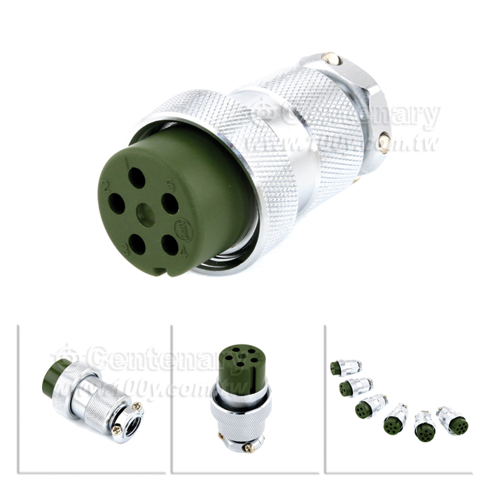 5P母插頭 10A250V - 82068 產品圖片