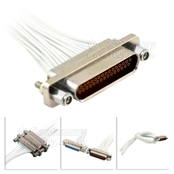Rectangular connector 74 core socket line length 20cm - 147586 Product Image