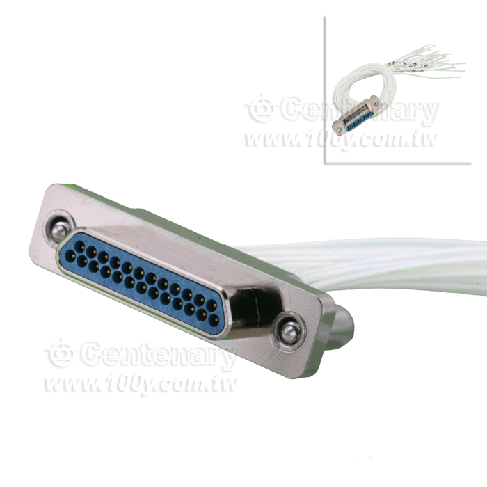 Rectangular connector 74 core plug wire length 20cm - 147577 Product Image