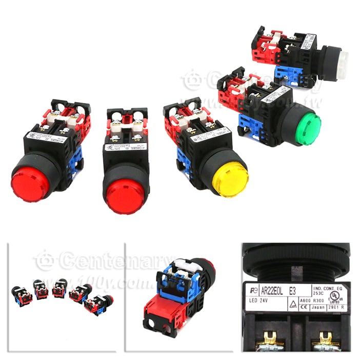 Fuji Electric_Illuminated Pushbutton switches (Extended Round Head) - 149270 Product Image