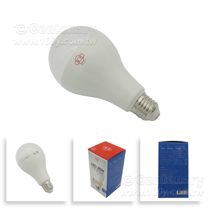 旭光_LED球泡燈 E27 20W 白光 6500K     - 148791 產品圖片