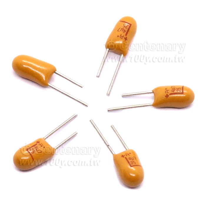 AVX_DIP鉭質電容 4.7UF/25V ±20％【無鉛】 - 149768 產品圖片